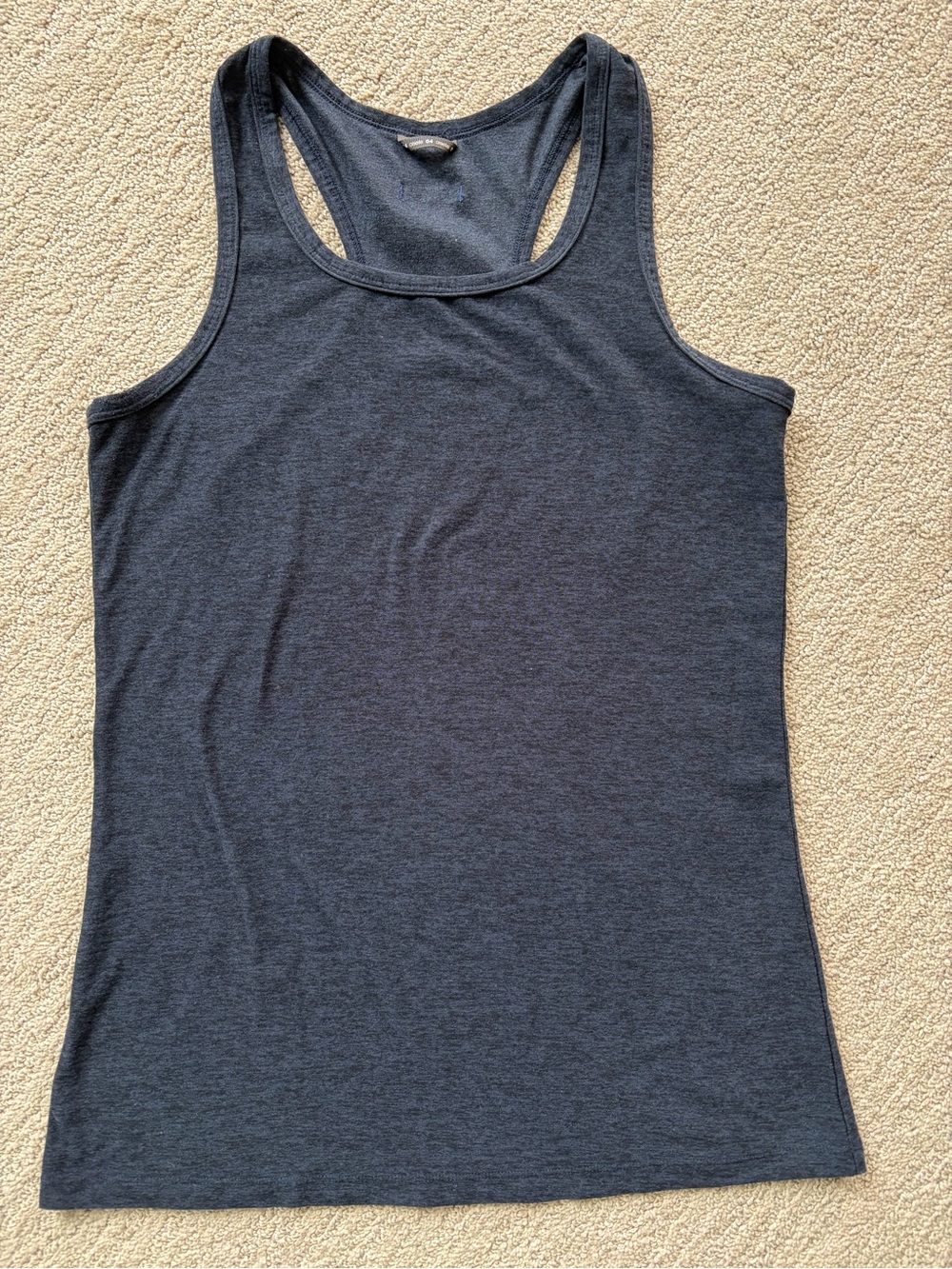 Women's Oiselle Racerback Tank Top - Heathered Navy